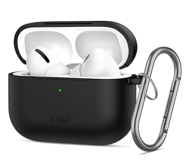 Tech-Protect Silicone Hook Do Apple Airpods Pro 3 Black - 1367336 - zdjęcie